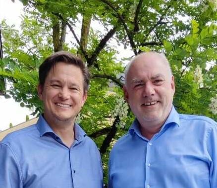 WFU Obmann Hannes Riedlsperger (re.) mit Koordinator Hans Peter Oberhuber