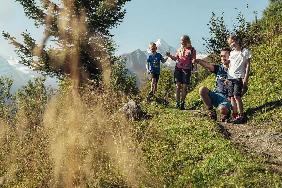 familienwanderung am maiskogel c zella am see kaprun tourismus